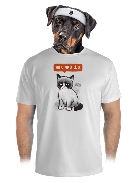 Grumpy férfi sportpóló White