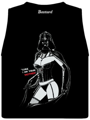 Mrs. Vader női bővített trikó Black