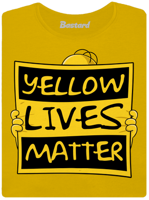 Yellow lives matter női póló Yellow