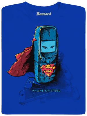 Mobiltelefon acélból gyerek póló Royal Blue