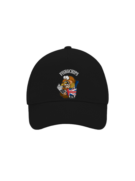 Fish and chips baseballsapka Black