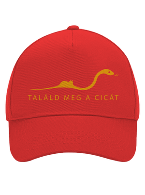 Találd meg a cicát baseballsapka Classic Red