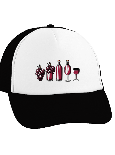 A vörösbor evolúciója teherautós sapka Black cap