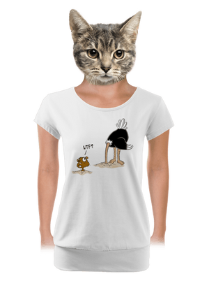 női póló elasztikus alsó szegéllyel