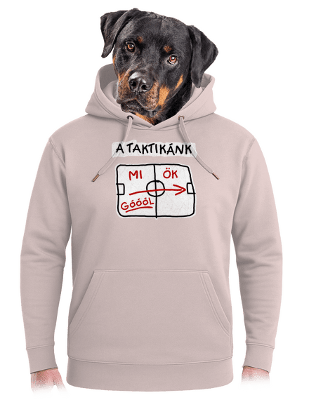 A taktikánk unisex prémium pulóver Rose Chalk
