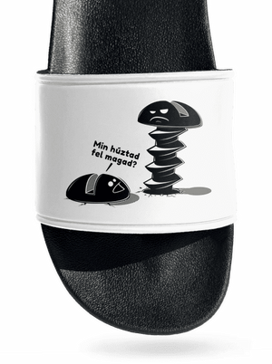 Felhúzva papucs White