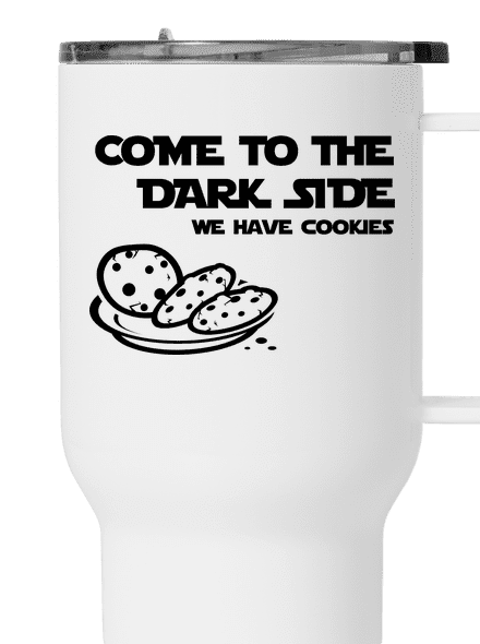 Come to the dark side termosz bögre White