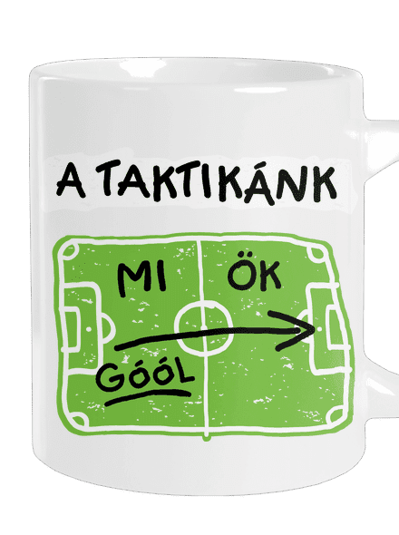 A futballtaktikánk nagy bögre White