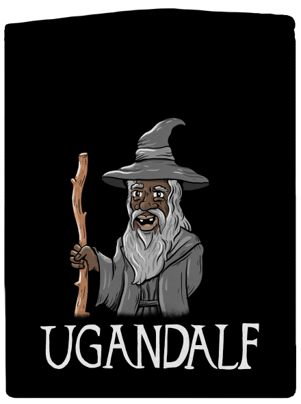 Ugandalf cipzáras női pulóver Black