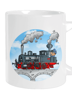 Kéményfüst nagy bögre White