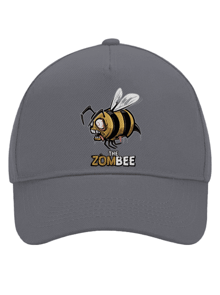 ZomBee - sárga baseballsapka Graphite grey