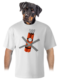 unisex túlméretezett póló