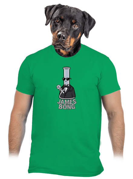 James Bong férfi póló Kelly Green