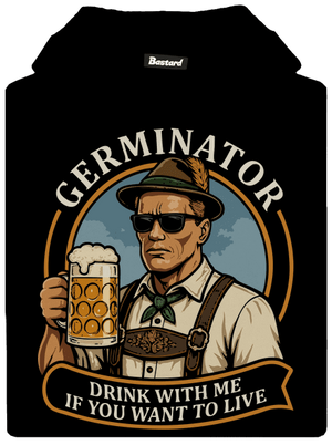 Germinator gyerek kenguruzsebes pulóver Black