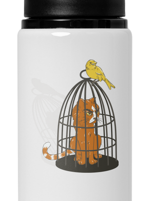 Madár bosszúja kulacs White