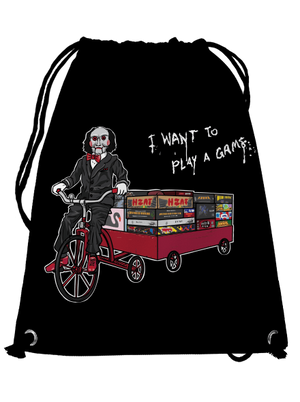 I want to play a game hátizsák Black