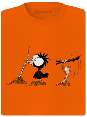 Vigyázz melyik végét fogod női sportpóló Neon Orange