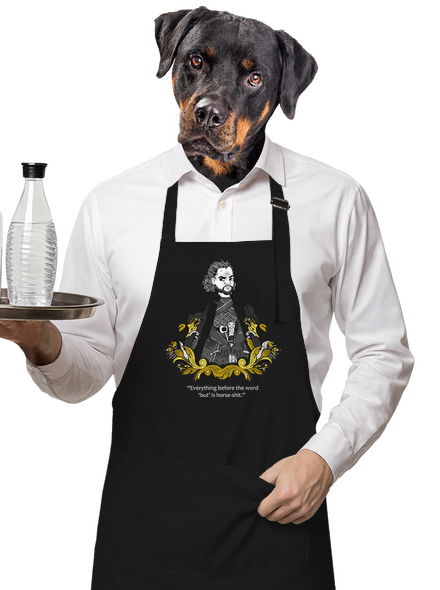 Jon Snow kötény Black