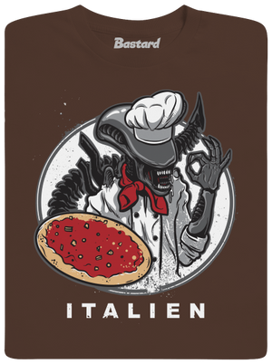 Italien férfi póló Brown