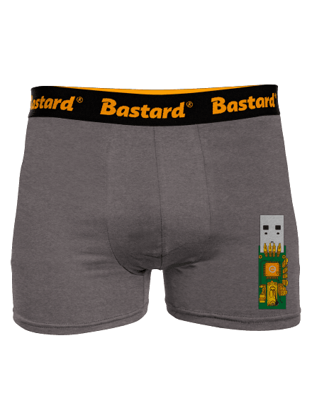 USB city boxeralsó Gray Melange