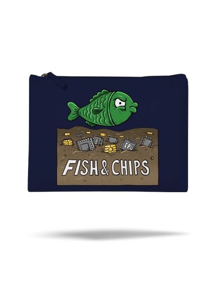 Fish and IT chips kis táska French Navy