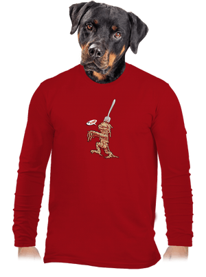  férfi hosszú ujjú póló Red