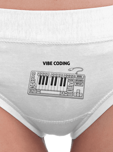 Vibe coding női bugyik White