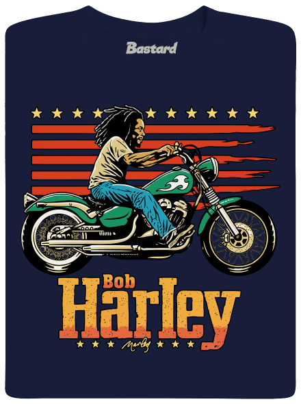 Bob Harley gyerek póló Navy