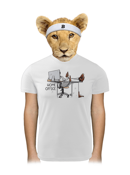 Home office gyerek sport póló White