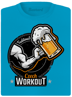 Czech workout női sportpóló Blue Atol