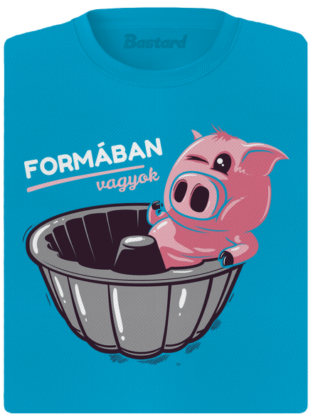 Formában női sportpóló Blue Atol