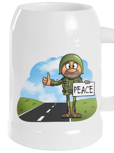 Peace söröskorsó White