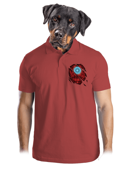 Ironman férfi pólóingek Burgundy