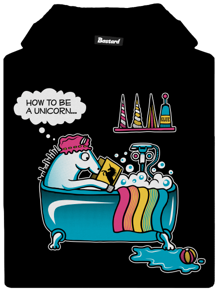 Mi kell az egyszarvúvá váláshoz gyerek kenguruzsebes pulóver Black