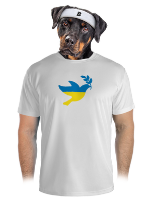  férfi sportpóló White