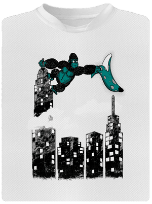 King Kong Banana gyerek sport póló White