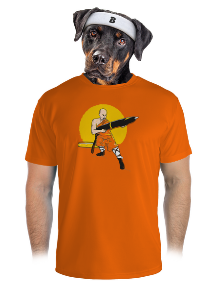 Kínai toll férfi sportpóló Neon Orange