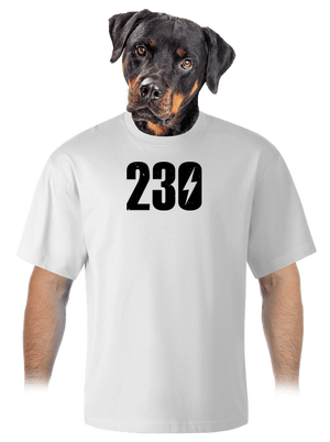 unisex túlméretezett póló