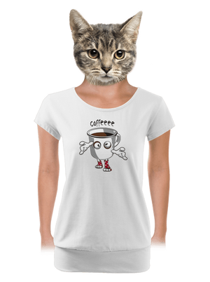 női póló elasztikus alsó szegéllyel