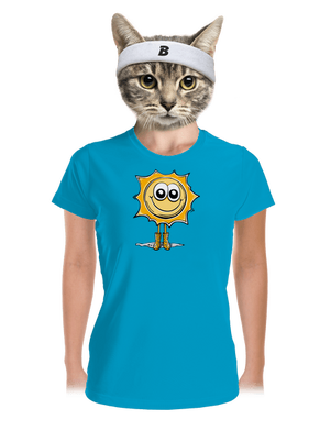 Szivárvány lesz női sportpóló Blue Atol