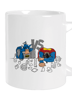 A szuperhősök harca nagy bögre White