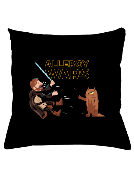 Allergy Wars párna Black
