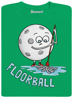 Floorball gyerek póló Kelly Green