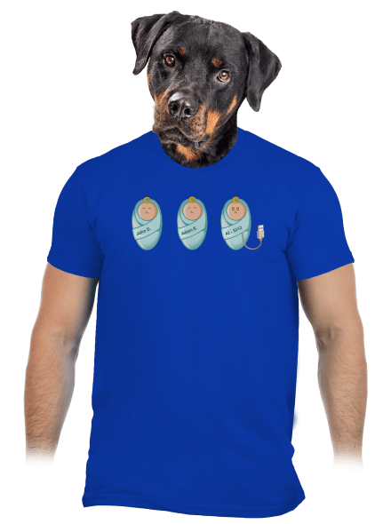 AI baby férfi póló Royal Blue