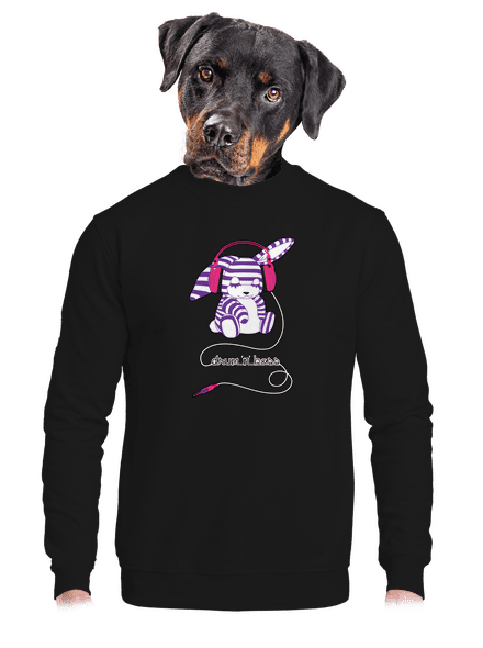 Drum and bass unisex crewneck Black