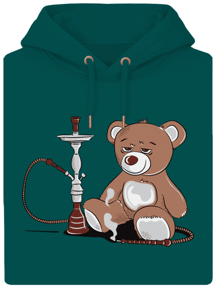 Vízipipa unisex prémium pulóver Emerald Green