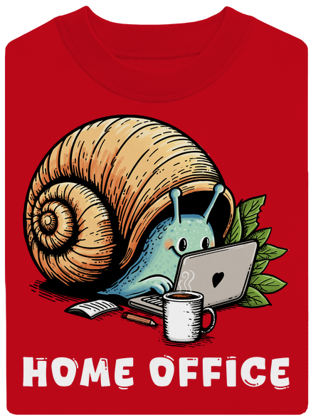 Sneka home office unisex crewneck Red
