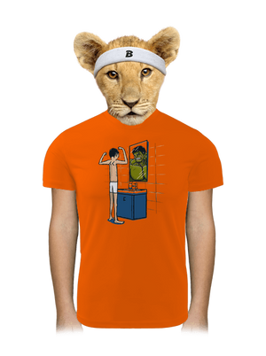 Hulk gyerek sport póló Neon Orange