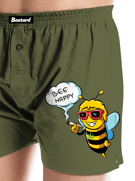 Bee happy férfi alsó nadrág Khaki