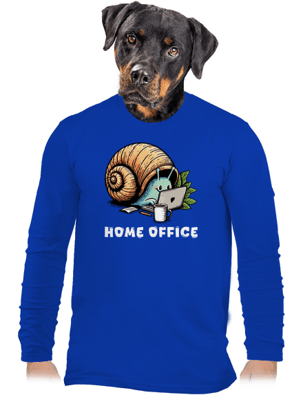 Sneka home office férfi hosszú ujjú póló Royal Blue